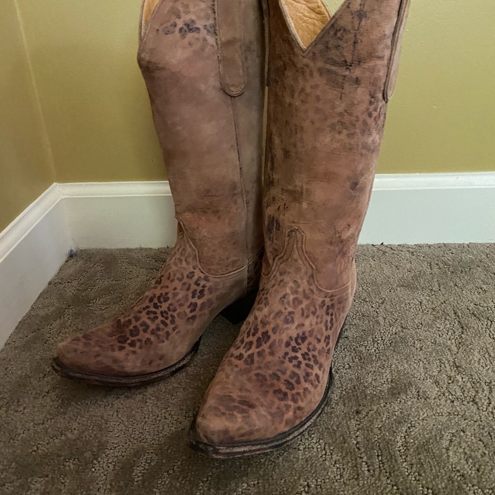 Old Gringo leopard/leopardito boots 8.5 - Picture 3 of 4